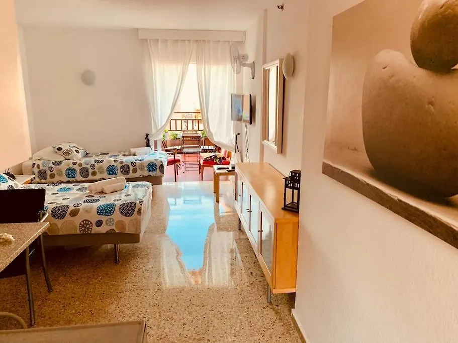 Апартаменты Estudio Atico Sol Y Playa Piscina Пуэрто-де-ла-Крус Испания